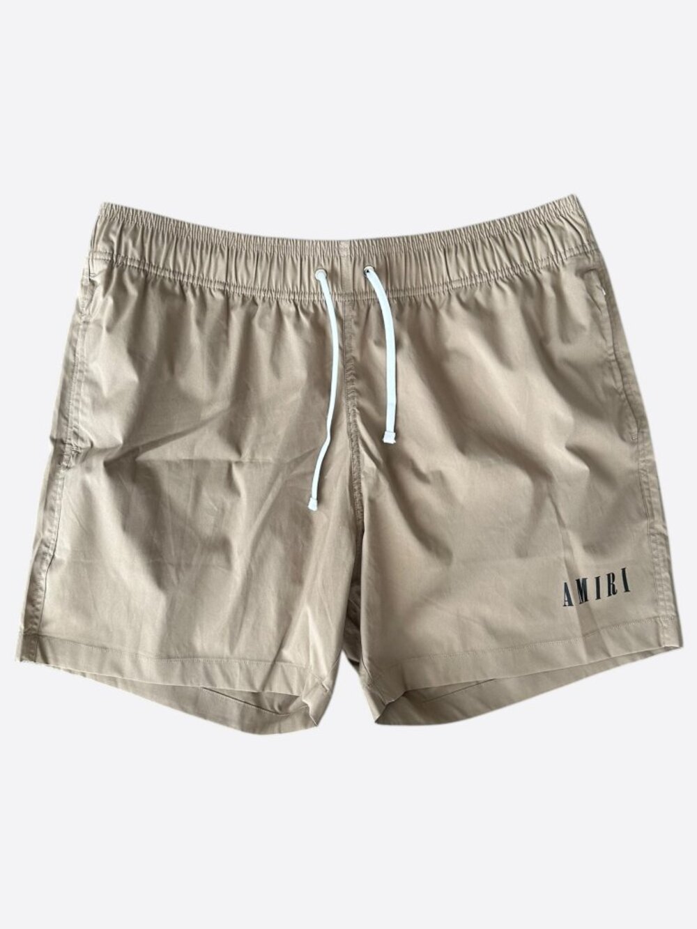 Amiri Tan & Black Core Logo Swim Shorts